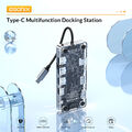 IDSONIX Multiport USBC Hub Adapter HDMI4K USB3.0 Micro SD für PC Macbook 4-11IN1