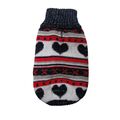 Hundepullover Strickpullover Hundekleidung Mantel Hund Pulli Winter gr.25 Hearts