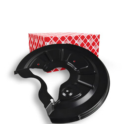 FEBI PLUS SPRITZBLECH BREMSSCHEIBE HINTEN LINKS passend für AUDI A3 SEAT ALTEA L
