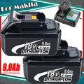 2X 18V 9000mAh Akku Für Makita BL1850 BL1830 LXT BL1860B Led Anzeige/Ladegerät