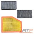 INNENRAUMFILTER POLLENFILTER AKTIVKOHLE +LUFTFILTER FÜR BMW 5-ER E60 E61 520-530