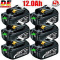 6X Original Ersatzakku 18V Für Makita Akku BL1850 BL1830 BL1860 12,0Ah BL1860