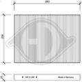 1x Filter, Innenraumluft DIEDERICHS DCI1005 passend für AUDI SEAT SKODA VW