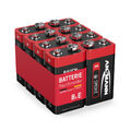 8 ANSMANN Alkaline longlife Rauchmelder 9V Block Batterien - Premium Qualität