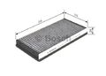 BOSCH 1 987 432 407 Innenraumfilter Filter Pollenfilter für PORSCHE