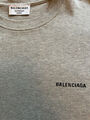 BALENCIAGA T-shirt, hellgrau mel., Gr. L, ORIGINAL und KEIN Fake! UVP 575 €