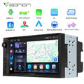 7" IPS Android Auto 13 Doppel 2 DIN Autoradio GPS Navi CarPlay Bluetooth WiFi FM