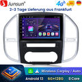 6+128G Carplay Für Benz Vito W447 14-2020 Android 13 Autoradio GPS Navi WIFI SWC