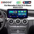 DAB+ Android 13 Autoradio Für Mercedes C klasse GLC W205 X253 GPS 4G Qualcomm