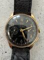 Britix Vintage Chronograph 38 mm Schwarzes Zifferblatt