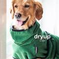 Dryup Cape Hundemantel Bademantel Trockencape Hund Trockenmantel grün