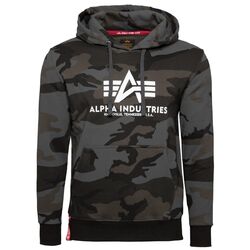 Alpha Industries Basic Hoodie Camo Herren Hoodie Pullover Sweatshirt Hoody