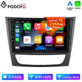Für Mercedes Benz E Klasse W211 C219 9" Android 13 Autoradio Radio Carplay GPS