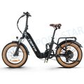 Ebike 20 Zoll Elektrofahrrad 500W E Mountainbike 20AH Fatbike Klapprad E-bike