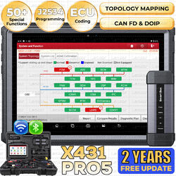 2023 LAUNCH X431 PRO 5 Profi KFZ OBD2 Diagnosegerät Auto ECU Key Programmier BMS