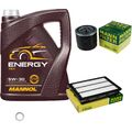 MANN Inspektionspaket 5 L MANNOL Energy 5W-30 für Hyundai Tucson 1.6 T-GDi KIA