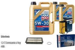 BOSCH Inspektionspake 7 L LIQUI MOLY Longlife III 5W-30 für KIA Sorento