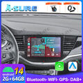 DAB+ Android 14 Autoradio Für Opel Astra K 2015-2019 Apple Carplay GPS 2+64G USB