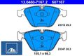 Ate 13.0460-7167.2 Bremsbelagsatz für Scheibenbremse Bremsbelagsatz für BMW 