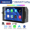 7" 2 DIN Autoradio Apple Carplay Android Auto AUX Bluetooth USB KAM Touch Screen