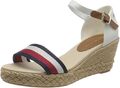 TOMMY HILFIGER ELBA 79D [GR. 38 / 39 / 41 ] DAMEN SANDALEN ESPADRILLES NATUR NEU