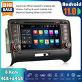 8-Kern DAB+Android 11 Autoradio GPS CarPlay DSP SWC WiFi Navi CD für AUDI TT MK2