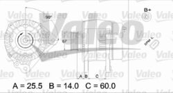 VALEO Lichtmaschine Generator LiMa ohne Pfand VALEO RE-GEN AT 437396