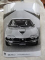 ALFA Romeo Montreal Pressefoto ~24x18cm 1970er Jahre Bertone b