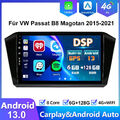 128GB Autoradio Android 13 Für VW Passat B8 Magotan 2015-21 CarPlay Navi DAB GPS