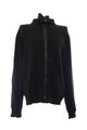 JOOP! Herren Cardigan Strickjacke XL 54 schwarz Zip Stehkragen Slim Baumwolle