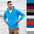 Fruit of the Loom Classic Hooded Sweat Jacket 62-062-0 Herren Sweatjacke NEU