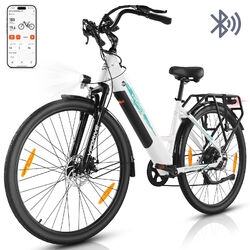 VIPDRIVE E-Bike 28" Damen Elektrofahrrad 250W/48V 55NM Pedelec eBike 25km/h MTB