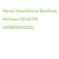 Wenko Badhocker Mit Wäschesammler Bambusa 25143100 Hellbraun (4008838332252)