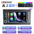 4G Carplay Für Audi A4 S4 RS4 B6 B7 SEAT EXEO Android 13 Autoradio GPS Nav 4+64G