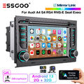 Carplay Android 13 2+32G Autoradio GPS NAV MIK Cam Für Audi A4 02-07 S4 RS4 B6/7