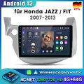 8Kern 4+64G 10"Android13 Carplay Autoradio Für Honda FIT JAZZ 2007-2013 GPS Navi