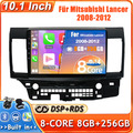 Autoradio Android 14 Für Mitsubishi Lancer 2008-2012 GPS Navi DAB AUX AM 8G+256G