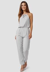 Damen Sommer Jumpsuit Leichte Street Fashion Latzhose Combi Spaghetti