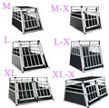 Aluminium Hundetransportbox Hunde transportbox ALU Autotransportbox Neu 