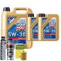 Motoröl 5W30 LIQUI MOLY Longlife Iii 7L +MANN Ölfilter +Spülung +Cera Tec