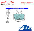 SATZ BREMSBELÄGE BREMSKLÖTZE HINTEN ATE 130470-28942 P FÜR VW POLO,GOLF IV