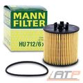 ORIGINAL MANN-FILTER ÖLFILTER FÜR AUDI A3 8P 1.4 1.6 04-08