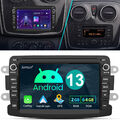 DAB+ Für Dacia Duster Lodgy Dokker Renault 64GB Autoradio Android 13 GPS Carplay