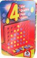 Schmidt Spiele 51214 Vier, Mitbringspiel in der Metalldose, 2 Spieler, ab 6 Jahr