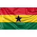 Flagge von Ghana, Fahne Unikales Design, 90x150 cm, Herg. EU