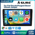 Android 13 Autoradio Für Fiat Ducato Peugeot Boxer Citroen Jumper GPS Navi WIFI