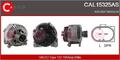 CASCO Lichtmaschine Generator 180A 12V für VW Passat Alltrack 2.0 TDI 1.9