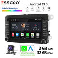 2+32G Android 13 Carplay Autoradio Für VW GOLF 5 6 Tiguan Passat GPS NAVI Kamera