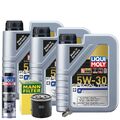 Motoröl 5W30 LIQUI MOLY Special Tec F 3L+MANN Ölfilter+Spülung+Ölablassschraube