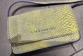 Liebeskind Crossbody/Clutch/ Handtasche Snake gelb/ blau, Neuwertig